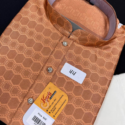 Silk kurta pajaama set - Kurti Connection USA