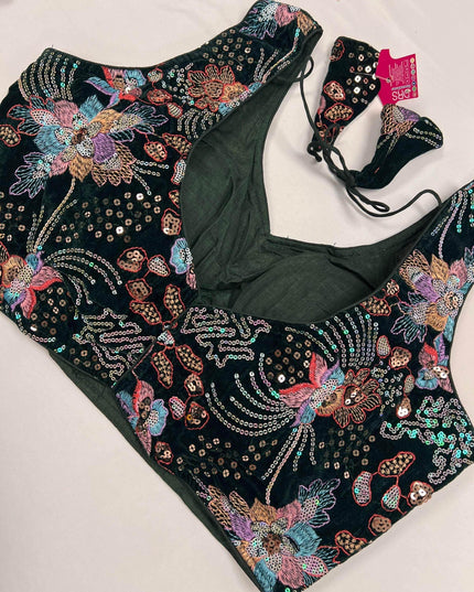 Velvet blouses - Kurti Connection USA