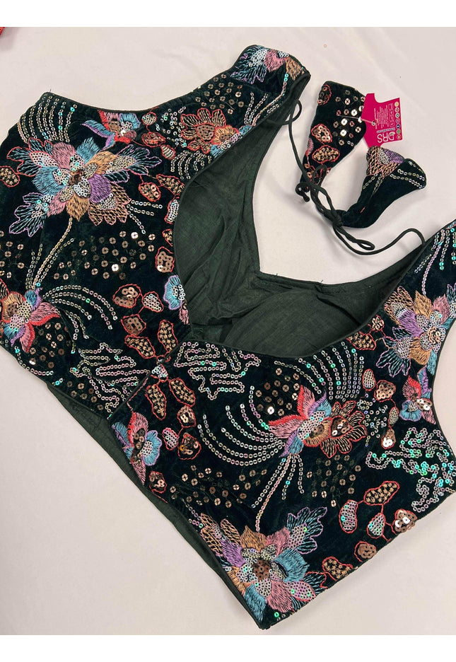 Velvet blouses - Kurti Connection USA