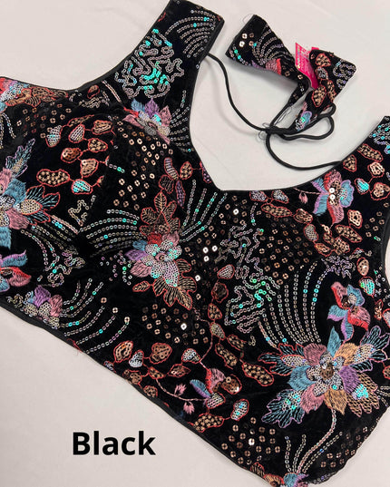 Velvet blouses - Kurti Connection USA
