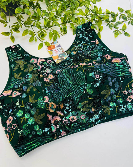 Sequin blouses | readymade blouse - Kurti Connection USA