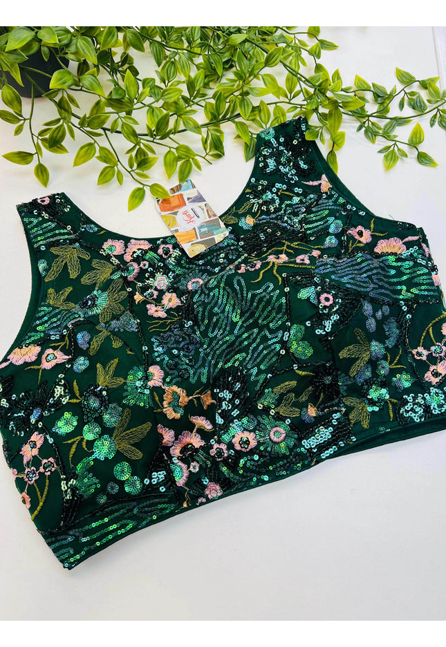 Sequin blouses | readymade blouse - Kurti Connection USA