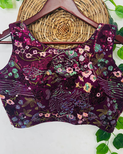 Sequin blouses | readymade blouse - Kurti Connection USA