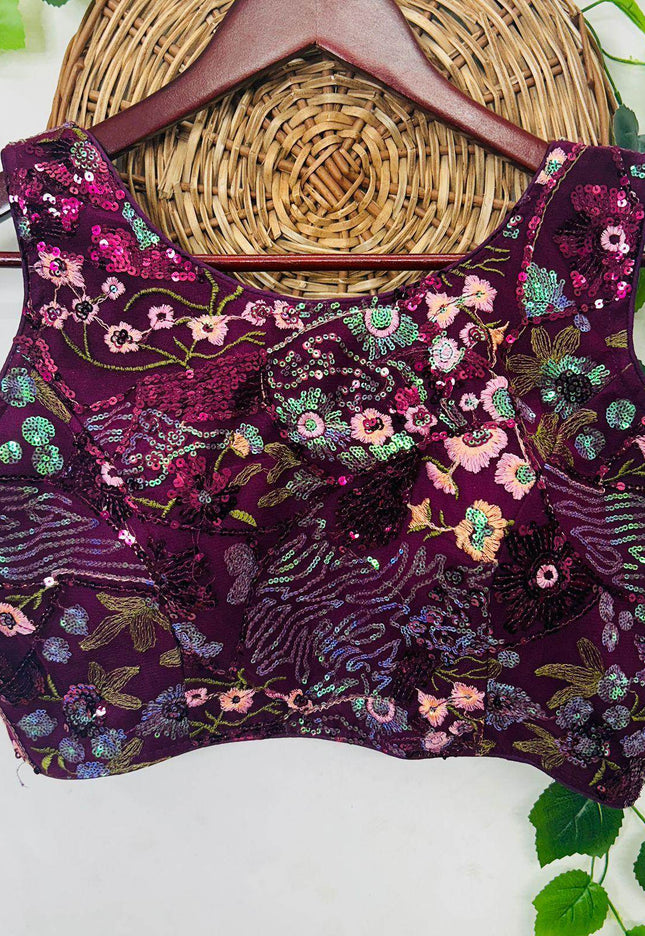 Sequin blouses | readymade blouse - Kurti Connection USA
