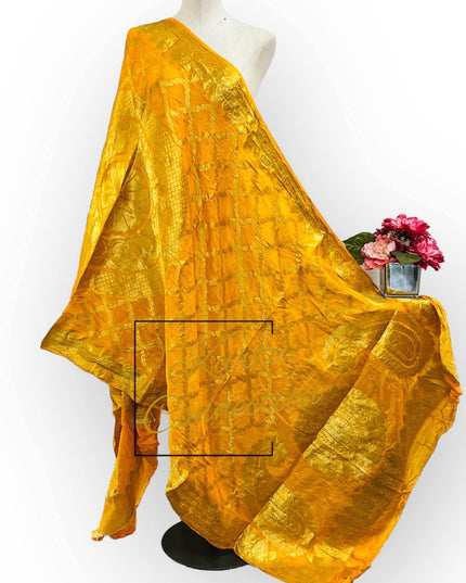Bandhani silk dupatta - Kurti Connection USA