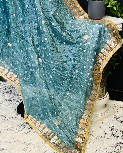 Bandhani gota patti dupatta - Kurti Connection USA
