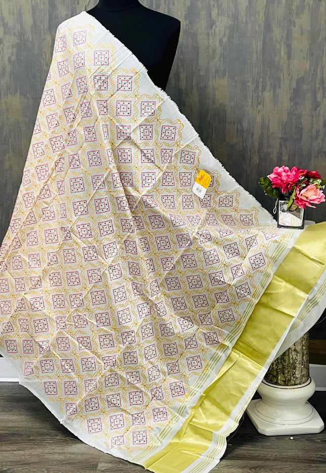 Silk dupatta - Kurti Connection USA