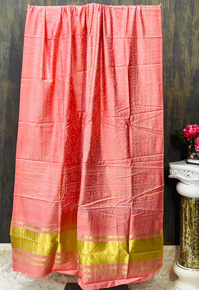 Gajji silk dupatta - Kurti Connection USA