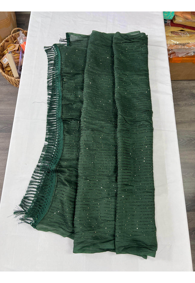 Green dupatta - Kurti Connection USA