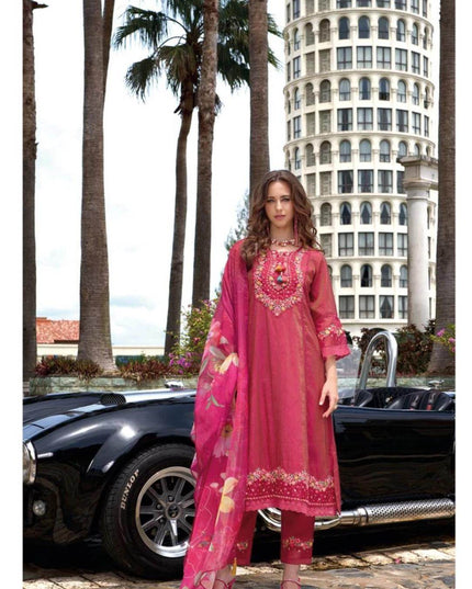 Begum | Silk party wear suits | A line kurti sets - Kurti Connection USA