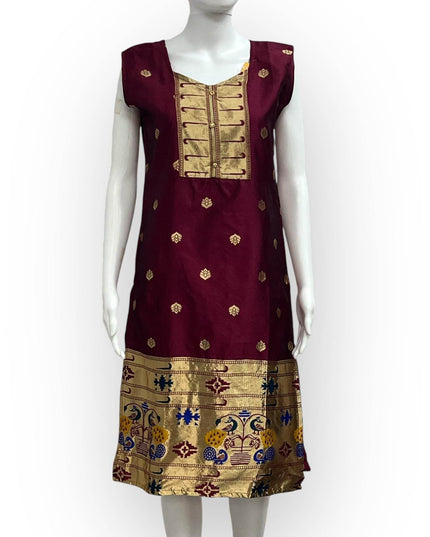 Paithani Silk Kurti - Kurti Connection USA
