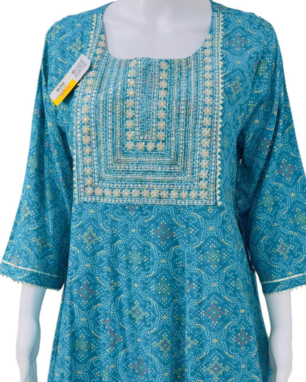 Bandhani cotton Kurti - Kurti Connection USA