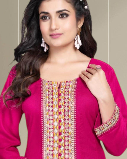 Soft cotton anarkali kurti - Kurti Connection USA