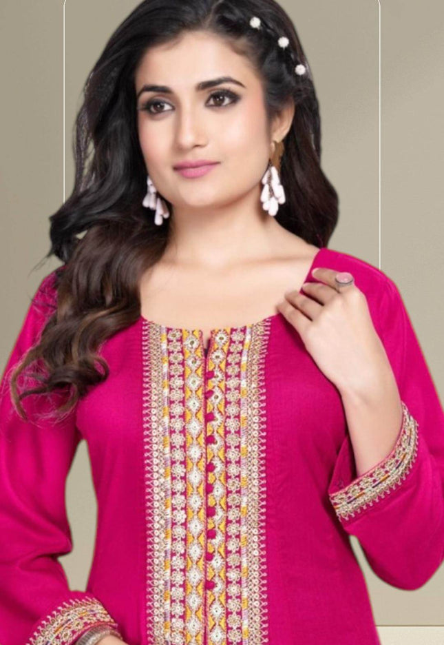 Soft cotton anarkali kurti - Kurti Connection USA