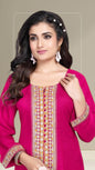Soft cotton anarkali kurti - Kurti Connection USA