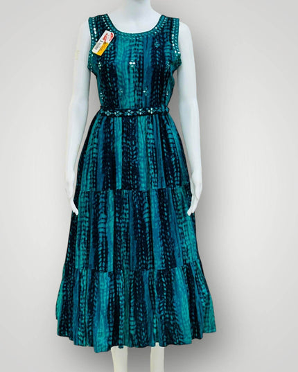 Rayon Long Kurti - Kurti Connection USA