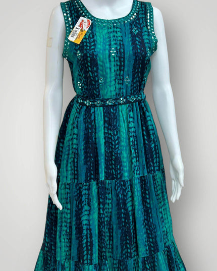 Rayon Long Kurti - Kurti Connection USA