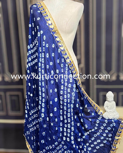 Bandhani silk dupatta - Kurti Connection USA
