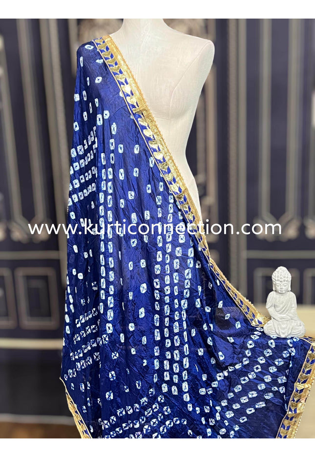 Bandhani silk dupatta - Kurti Connection USA