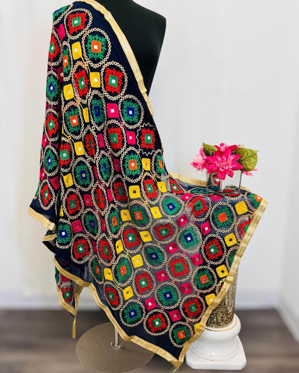 Phulakari dupatta - Kurti Connection USA