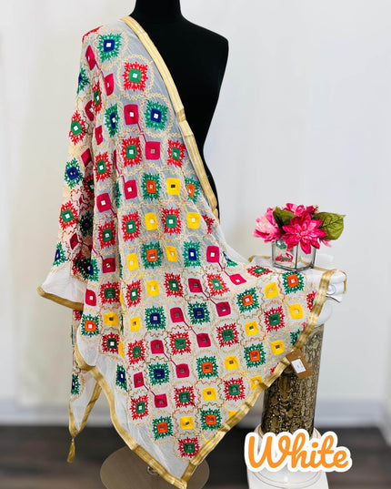 Phulakari dupatta - Kurti Connection USA