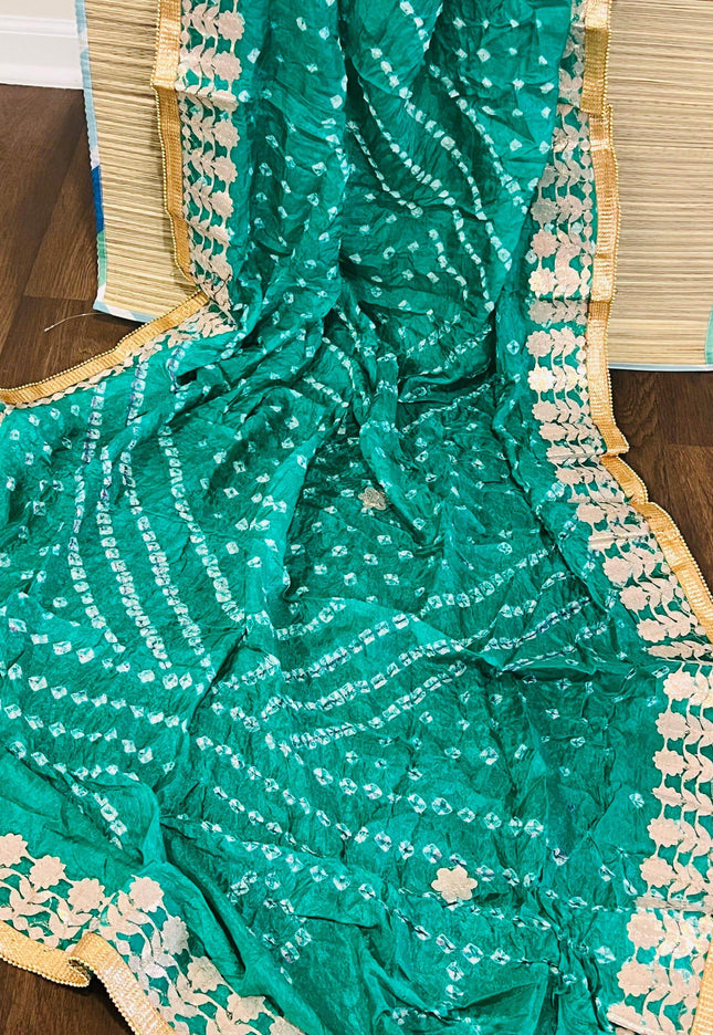 Gota patti bandhani dupatta - Kurti Connection USA