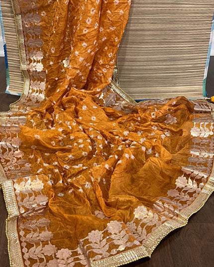 Gota patti bandhani dupatta - Kurti Connection USA