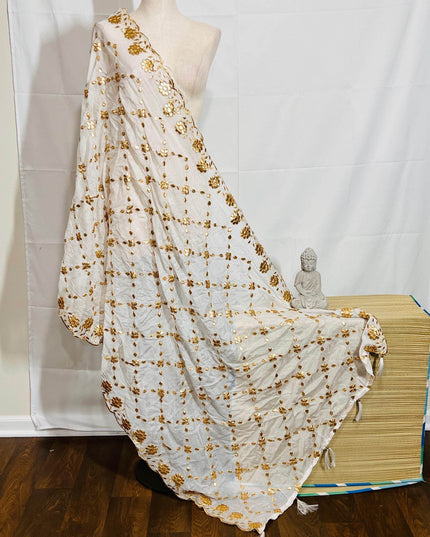 Chiffon silk dupatta - Kurti Connection USA
