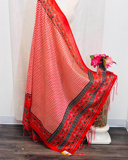 Art silk dupatta - Kurti Connection USA