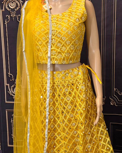 Party wear lehenga Choli set - Kurti Connection USA