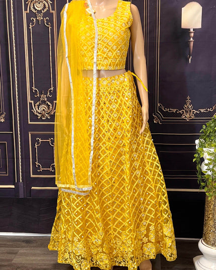 Party wear lehenga Choli set - Kurti Connection USA