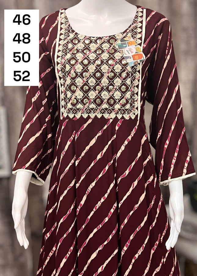 Soft cotton kurti - Kurti Connection USA
