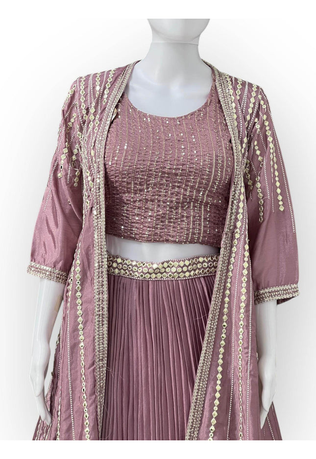 Party wear Lehenga set | crop top set - Kurti Connection USA