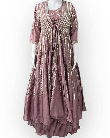 Party wear Lehenga set | crop top set - Kurti Connection USA