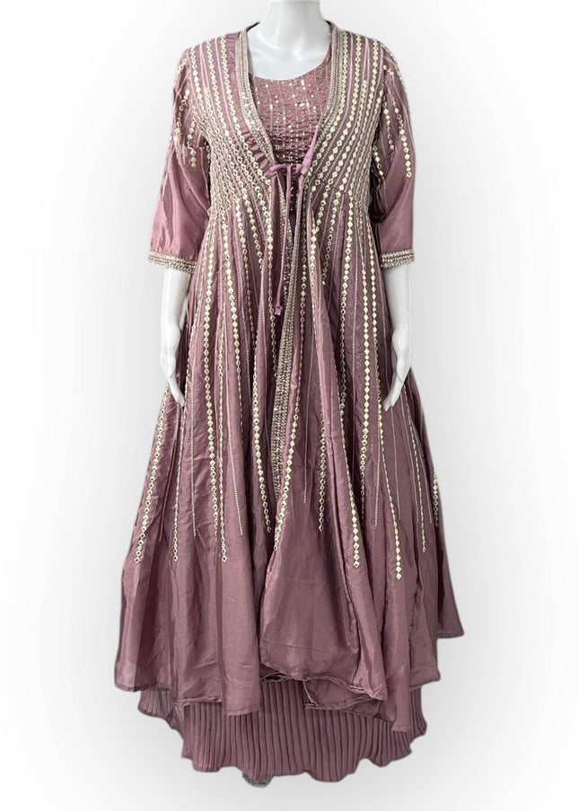 Party wear Lehenga set | crop top set - Kurti Connection USA