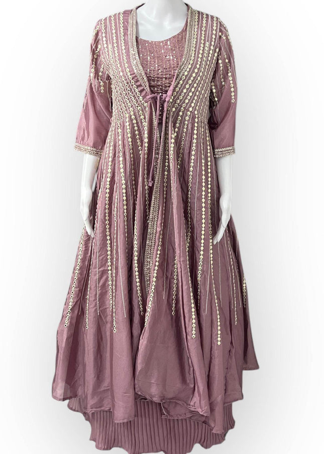 Party wear Lehenga set | crop top set - Kurti Connection USA