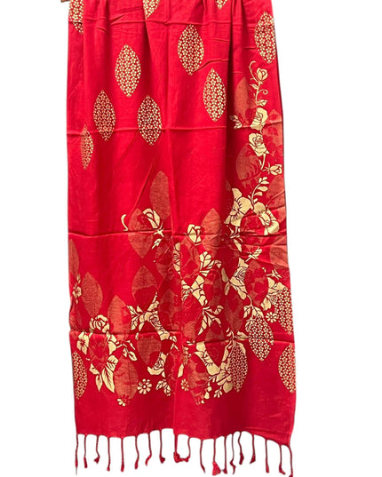 Red Stole - Kurti Connection USA
