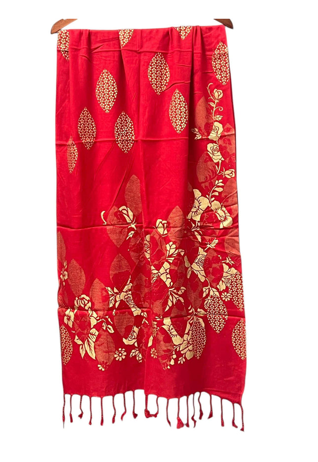 Red Stole - Kurti Connection USA
