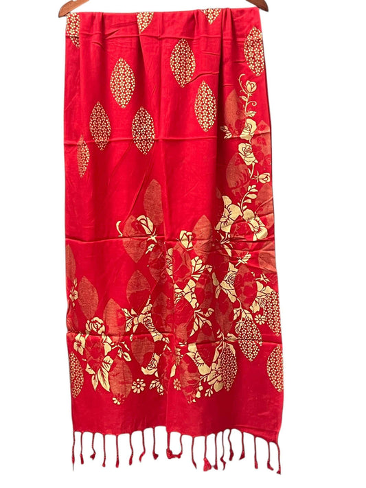 Red Stole - Kurti Connection USA