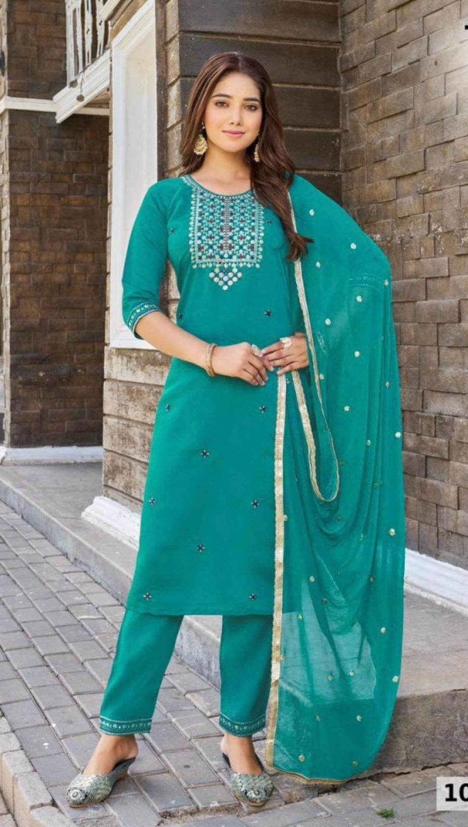 Malai silk kurti set : Plus size Kurtis - Kurti Connection USA