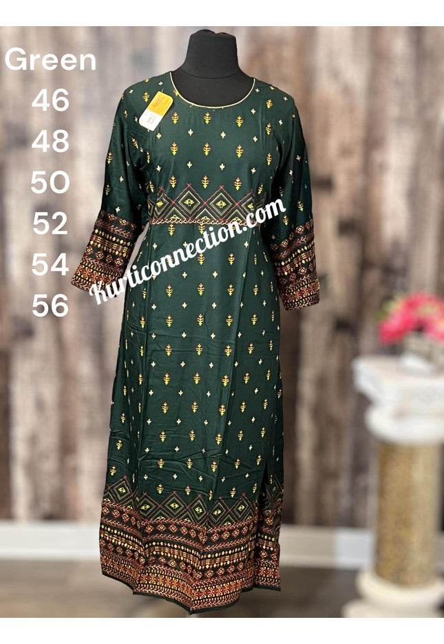 Plus size kurtis - Kurti Connection USA