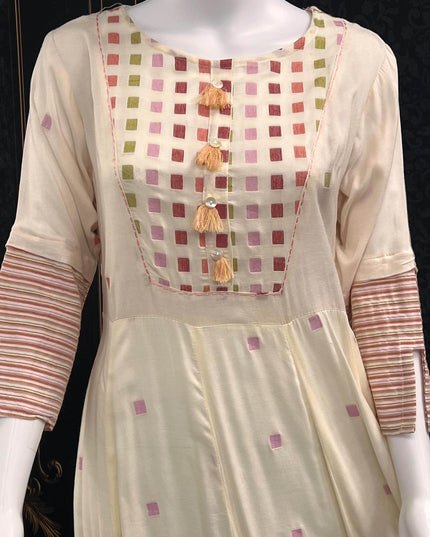 Anarkali style kurti - Kurti Connection USA