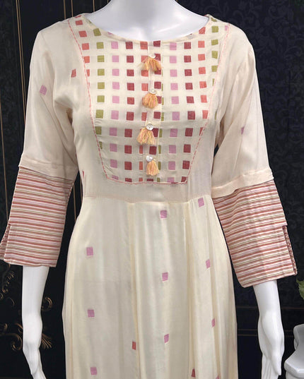 Anarkali style kurti - Kurti Connection USA