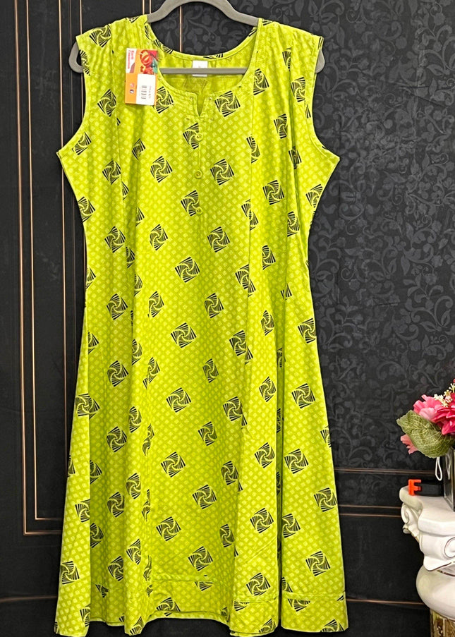 Soft cotton kurti | short sleeves attached inside - Kurti Connection USA
