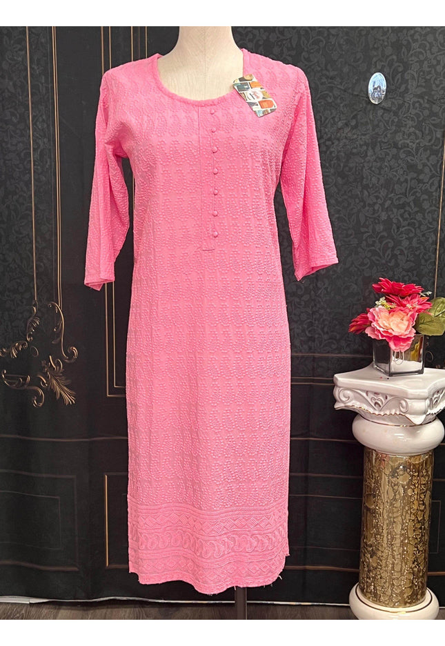 chikankari kurti - Kurti Connection USA
