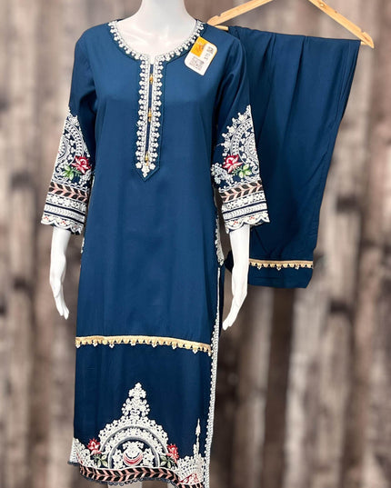 Soft cotton kurti set - Kurti Connection USA