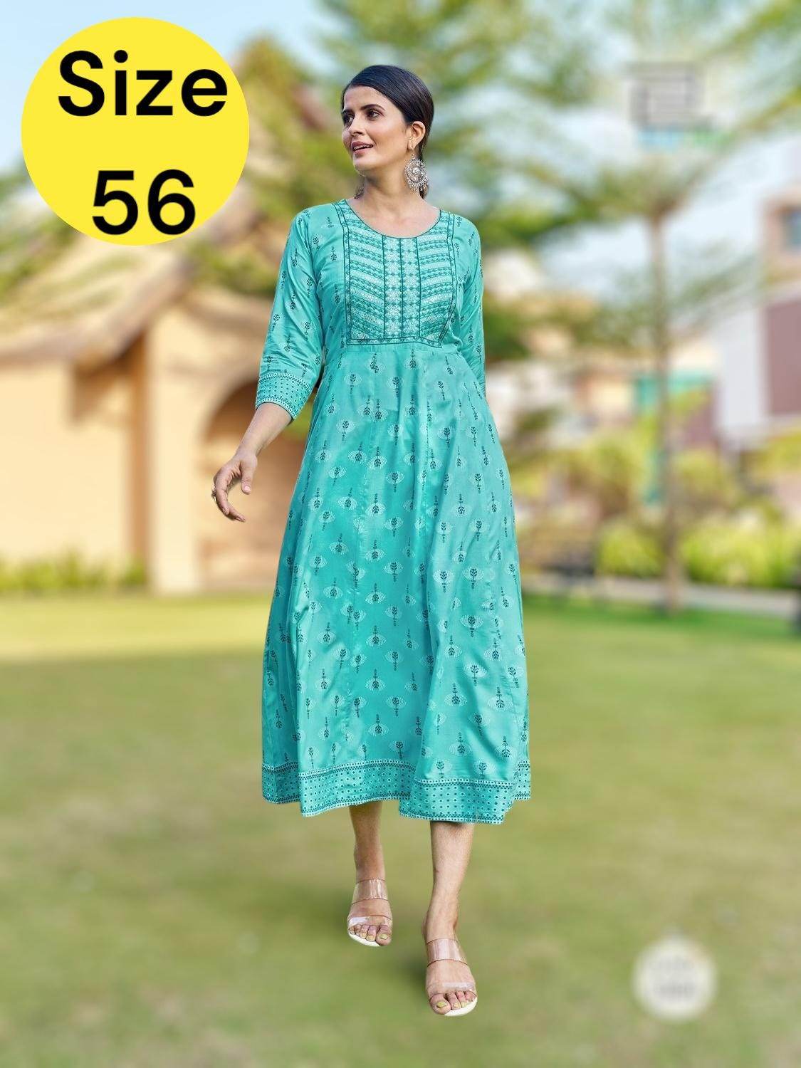 Soft cotton kurti | plus size kurti - Kurti Connection USA