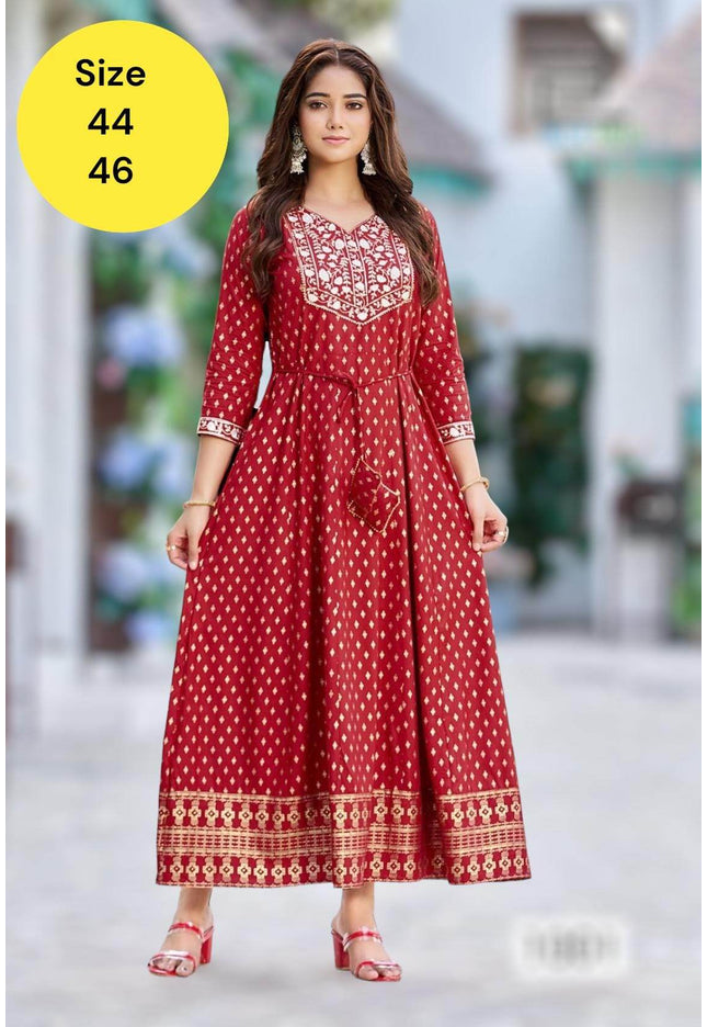 Soft cotton kurti - Kurti Connection USA