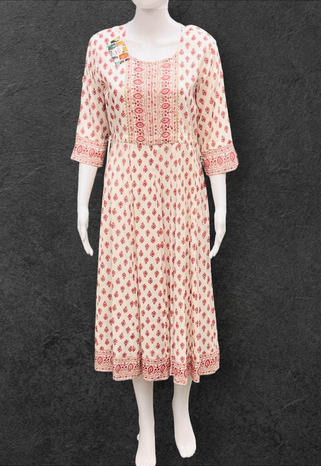 Soft cotton kurti - Kurti Connection USA