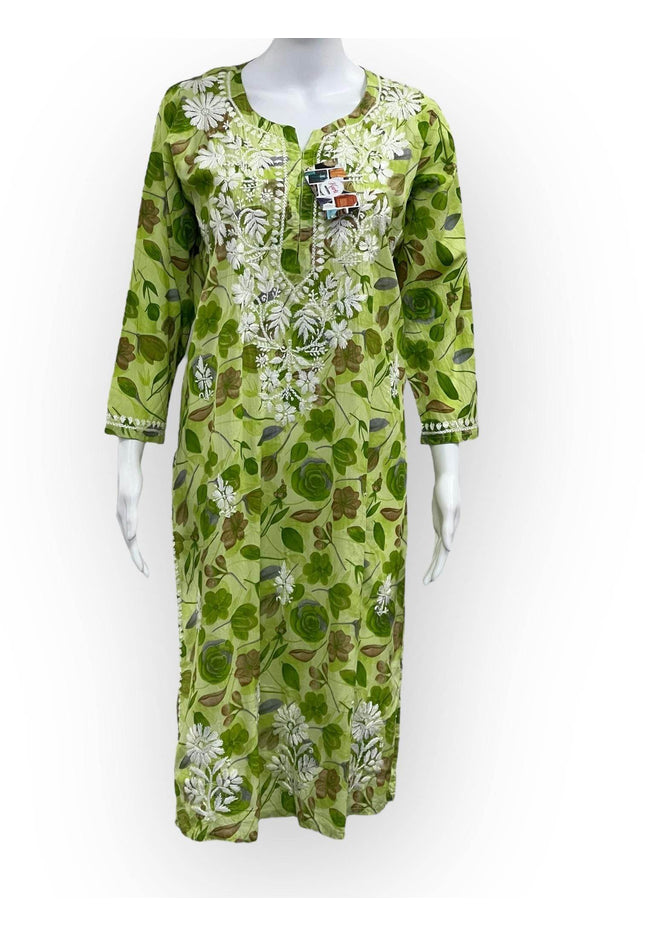 Cotton chikankari kurti : SALE - Kurti Connection USA